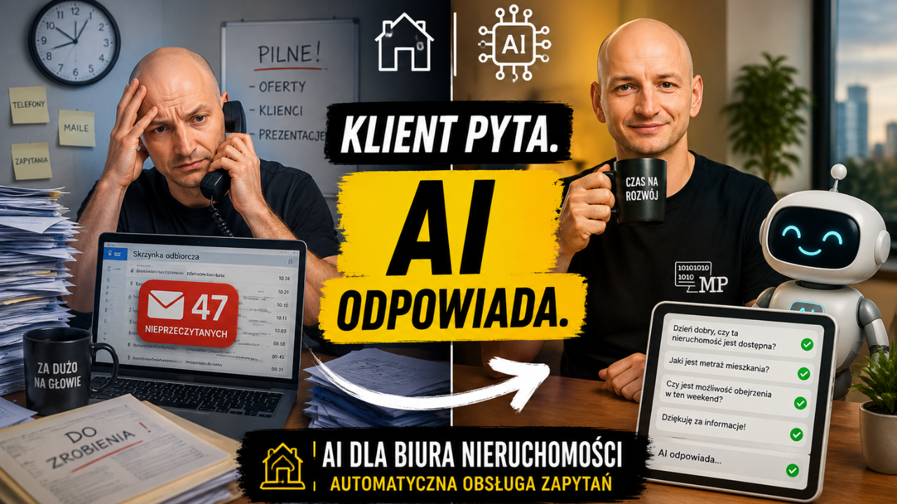 AI dla biura nieruchomości - automatyczna obsługa zapytań