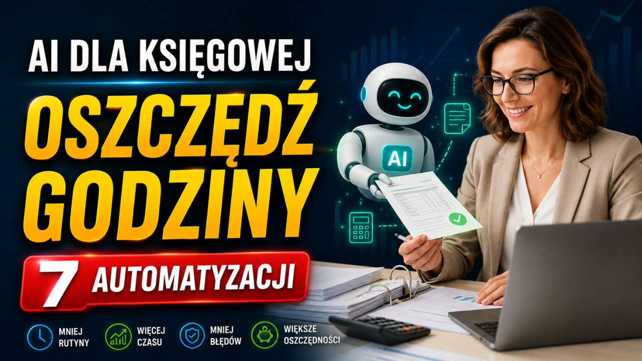 AI dla księgowej - 7 automatyzacji, które oszczędzą godziny