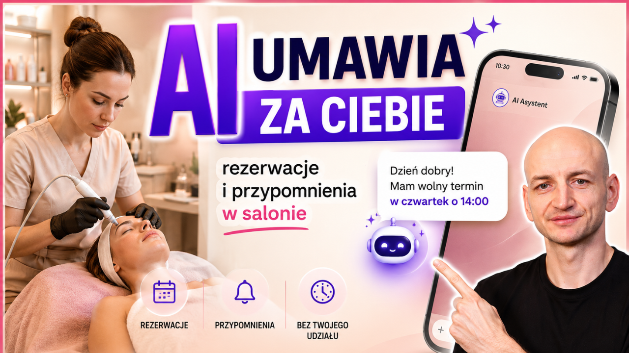 AI w gabinecie kosmetycznym i salonie - rezerwacje i przypomnienia