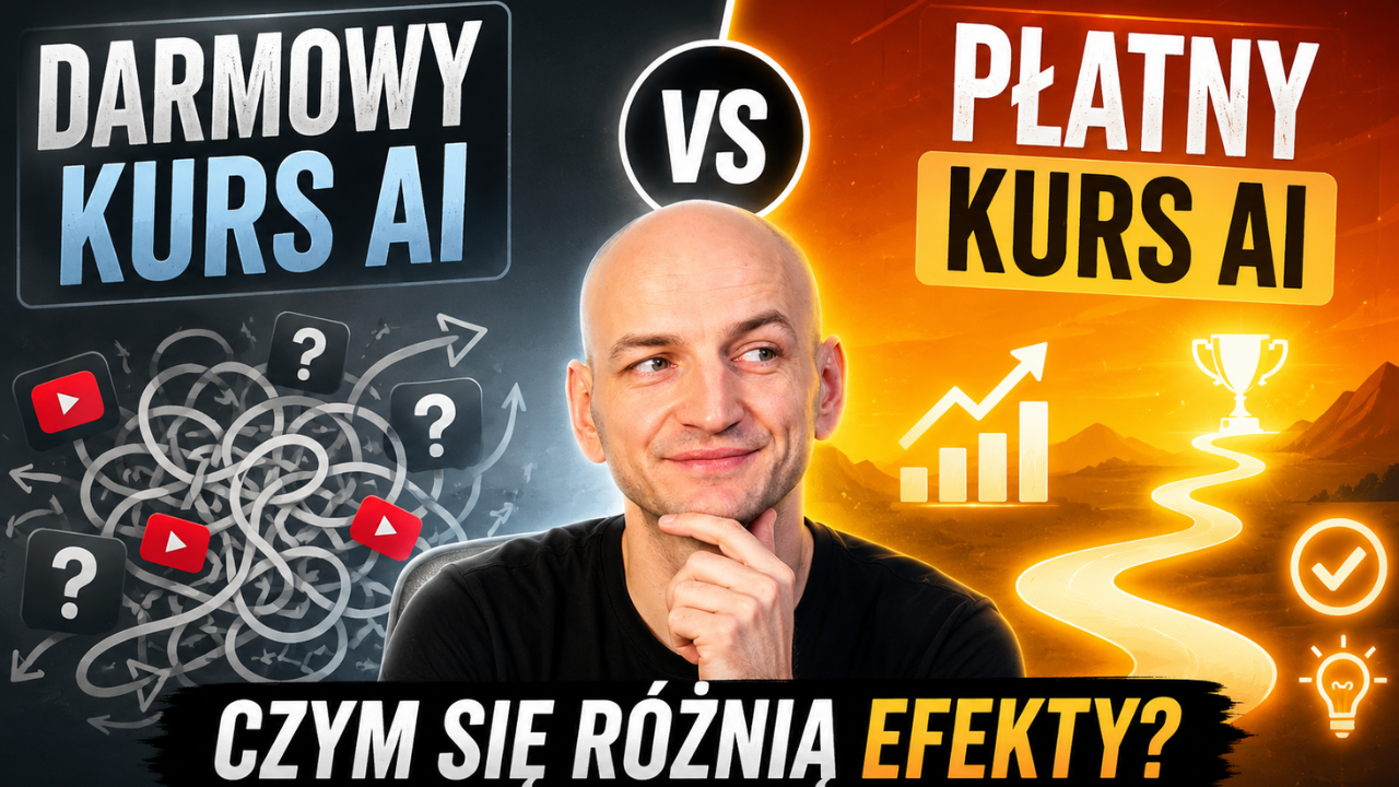 Darmowy kurs AI vs płatny - czym się różnią efekty