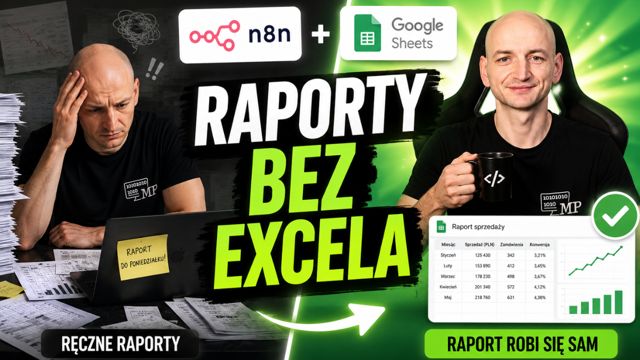 n8n i Google Sheets. Automatyczne raporty bez Excela